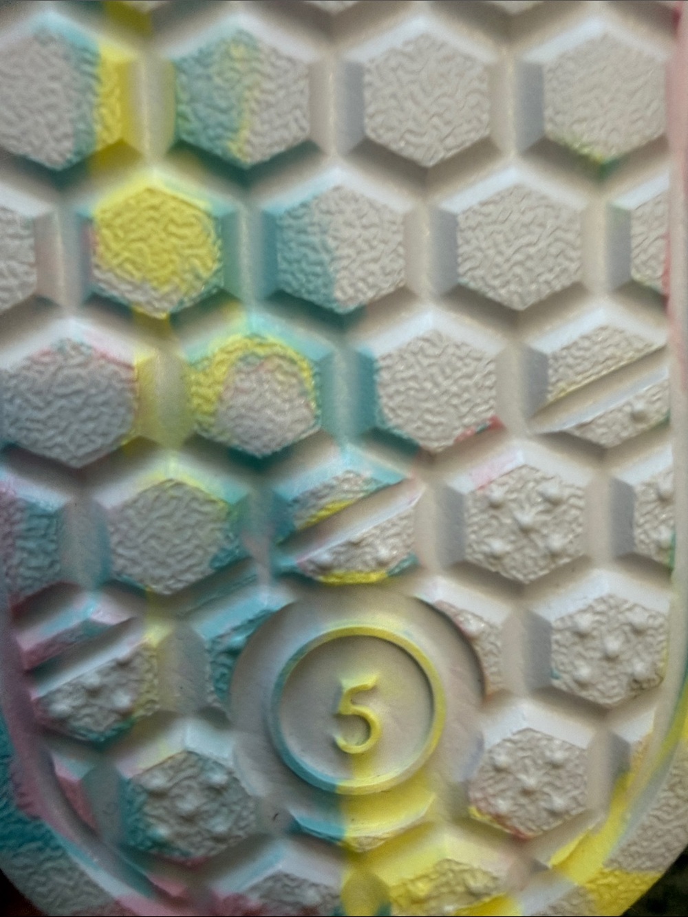 Cat & Jack Pastel Tie-Dye Slip-On Water Shoes - Pink, Blue, Yellow Size 5 New - Picture 3 of 7